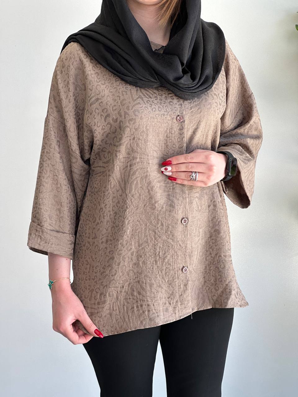 شومیز طرح دار آیدا